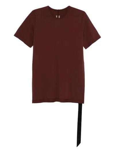 Rick Owens Drkshdw Round-neck Cotton T-shirt In Brown