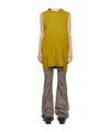 Rick Owens Drkshdw Round-neck Vest In Brown