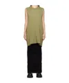 Rick Owens Drkshdw Khaki Luxor Sl Tank Top In Green