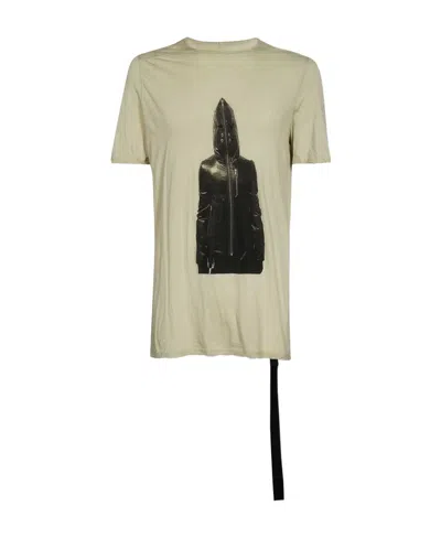 Rick Owens Drkshdw Round-necked T-shirt In Nude