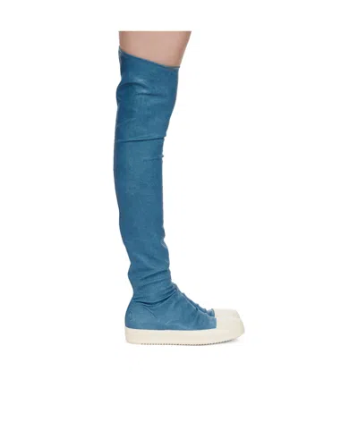 Rick Owens Drkshdw Round Toe Boots