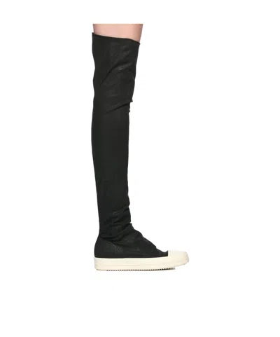 RICK OWENS DRKSHDW RICK OWENS DRKSHDW KNEE-HIGH SOCK SNEAKERS