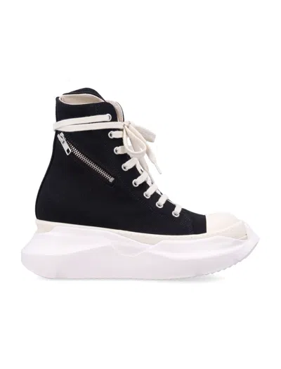RICK OWENS DRKSHDW ROUND-TOE HIGH-TOP CASUAL SHOES