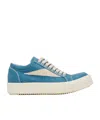 Rick Owens Drkshdw Blue Hollywood Vintage Sneaks Sneakers In Blue