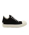 Rick Owens Drkshdw Round Toe Low-top Casual Shoes In Black