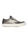 Rick Owens Drkshdw Round Toe Low-top Casual Shoes In White