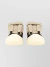 Rick Owens Drkshdw Round Toe Low-top Sneakers With Rubber Sole