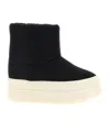 Rick Owens Drkshdw Lunar Platform Ankle Boots In Black