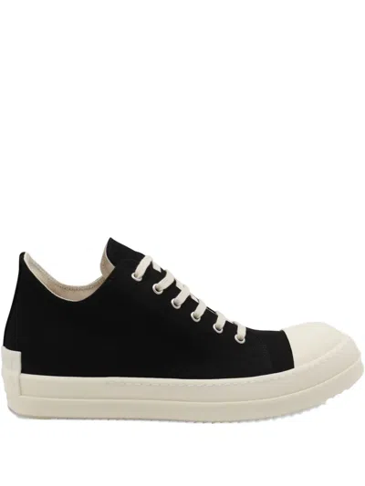 Rick Owens Drkshdw Rubber-sole Lace-up Sneakers In Black