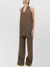 Rick Owens Drkshdw Sally Halterneck Long Length Relaxed Fit Sleeveless