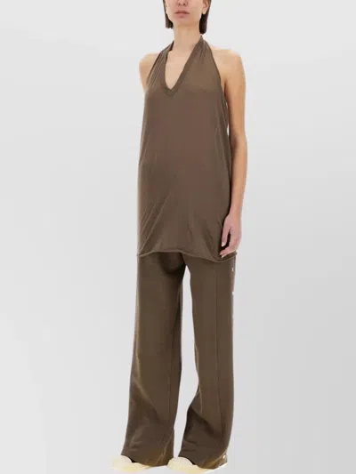 Rick Owens Drkshdw Sally Halterneck Long Length Relaxed Fit Sleeveless