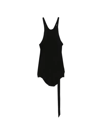 Rick Owens Drkshdw Scoop-neck Tank Top In Black
