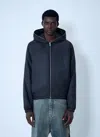 Rick Owens Drkshdw Sealed Winbreaker Jacket In Blue