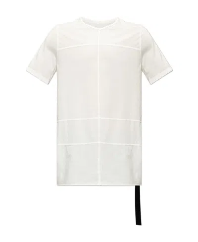 Rick Owens Drkshdw Seam-detail Short-sleeve T-shirt In White