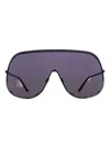 Rick Owens Drkshdw Shield-frame Sunglasses In Blue