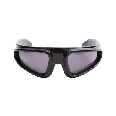 Rick Owens Drkshdw Shiny Ride Sunglasses In Black