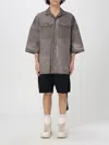 Rick Owens Drkshdw Magnum Tommy Shirt In Grey