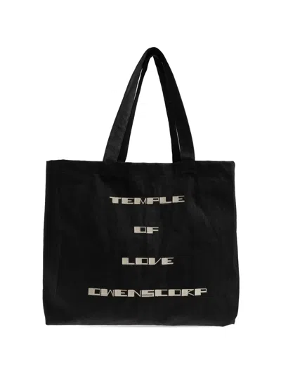 Rick Owens Drkshdw Shopper Tote Bag In Black