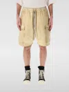 Rick Owens Drkshdw Beige Cargobela Shorts In Beige