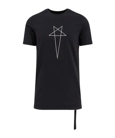 Rick Owens Drkshdw Short-sleeved T-shirt In Black