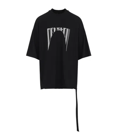 Rick Owens Drkshdw Short-sleeved T-shirt In Black