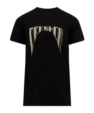 Rick Owens Drkshdw Short-sleeved T-shirt In Black