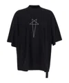 Rick Owens Drkshdw Tommy Organic-cotton T-shirt In Black