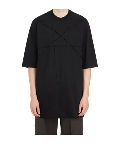 Rick Owens Drkshdw Short-sleeved T-shirt In Black