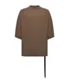 Rick Owens Drkshdw Short-sleeved T-shirt In Brown