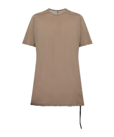 Rick Owens Drkshdw Short-sleeved T-shirt In Brown