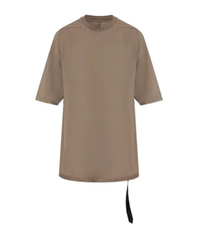 Rick Owens Drkshdw Short-sleeved T-shirt In Brown