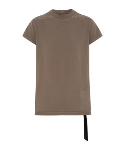 Rick Owens Drkshdw Short-sleeved T-shirt In Brown