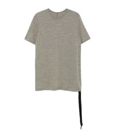 RICK OWENS DRKSHDW SIDE-TIE COTTON T-SHIRT