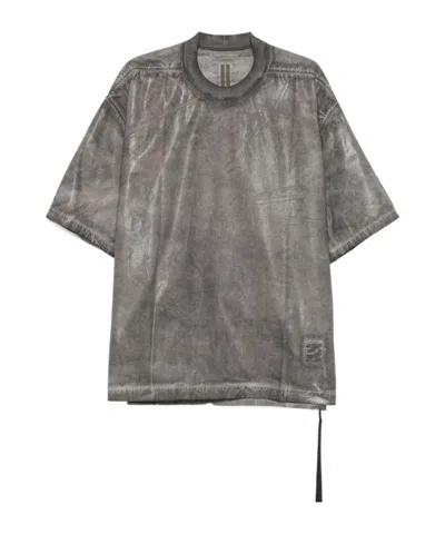 Rick Owens Drkshdw Short-sleeved T-shirt In Grey
