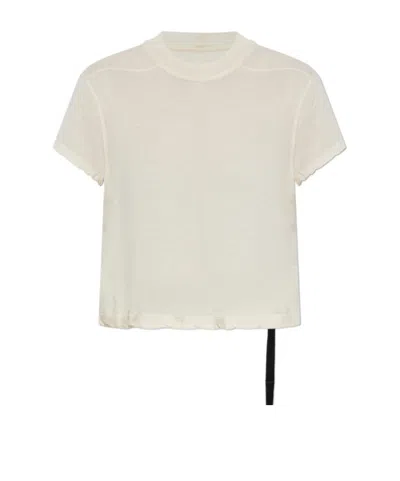 Rick Owens Drkshdw Jersey T-shirt In Beige