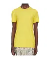Rick Owens Drkshdw Short-sleeved T-shirt In Yellow