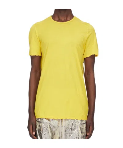 Rick Owens Drkshdw Short-sleeved T-shirt In Yellow