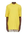 Rick Owens Drkshdw Short-sleeved T-shirt In Yellow