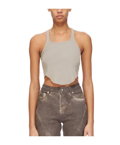 Rick Owens Drkshdw Short Vest In Nude