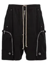 Rick Owens Drkshdw Drkshdw By Rick Owens Relaxed-fit Bermuda Shorts With Drawstring In Black