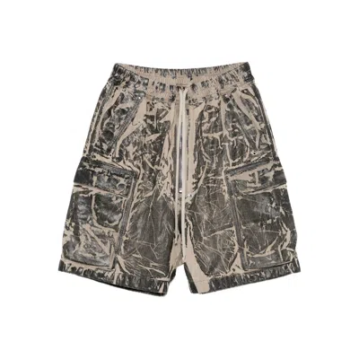 Rick Owens Drkshdw Shorts Black, Neutral In Brown