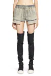 Rick Owens Drkshdw Shorts In Blue