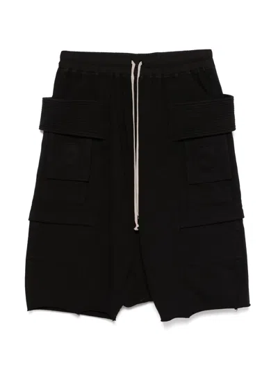 Rick Owens Drkshdw Shorts Cargobela In Black