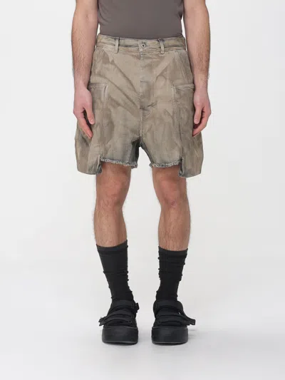 Rick Owens Drkshdw Shorts Men  In Gray