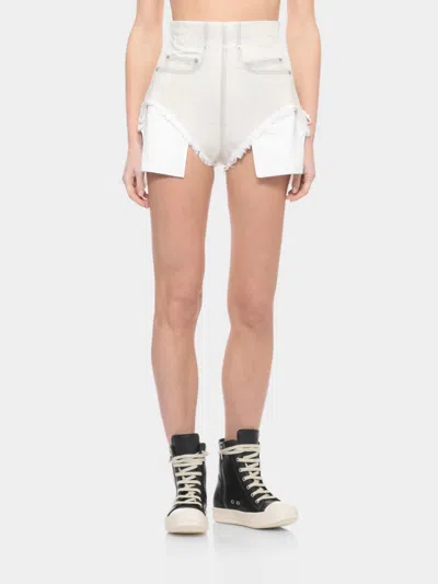 Rick Owens Drkshdw Shorts Woman  In White
