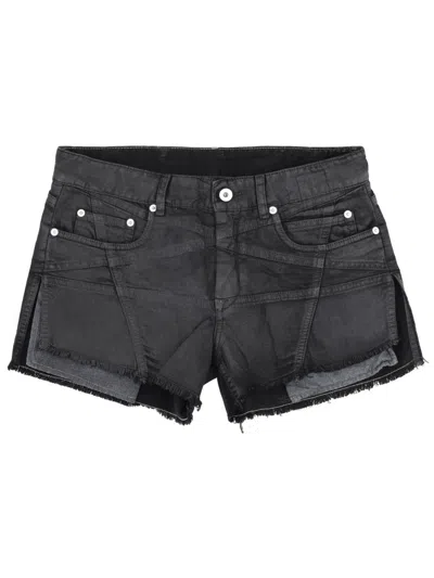 Rick Owens Drkshdw Shorts "wool" In Gray