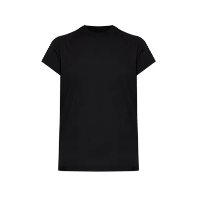 Rick Owens Drkshdw Shoulder Detail T-shirt In Black