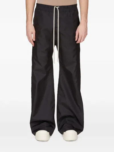 Rick Owens Drkshdw Side-button Trousers In Black