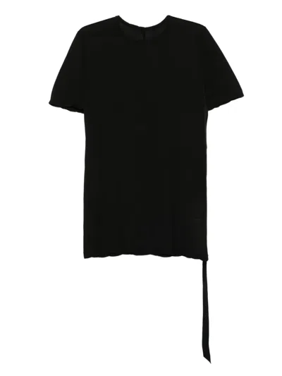 RICK OWENS DRKSHDW SIDE-TIE ORGANIC COTTON T-SHIRT