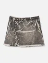 Rick Owens Drkshdw Sisysnap Skirt In Brown